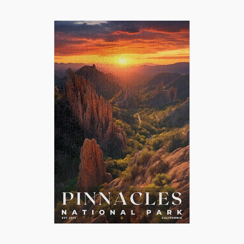 Pinnacles National Park Jigsaw Puzzle, Family Game, Holiday Gift | S10